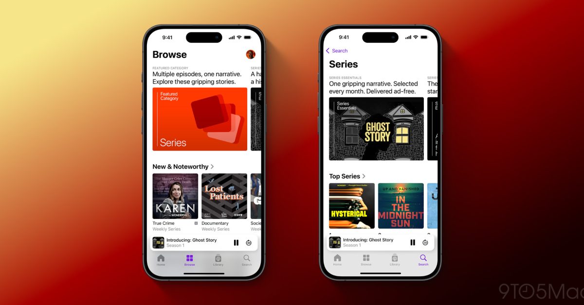 Apple Podcasts launches new narrative series chart, ad-free windows, more [Video]