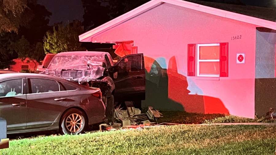 Pickup truck collides with home in Clearwater, FHP investigates [Video]