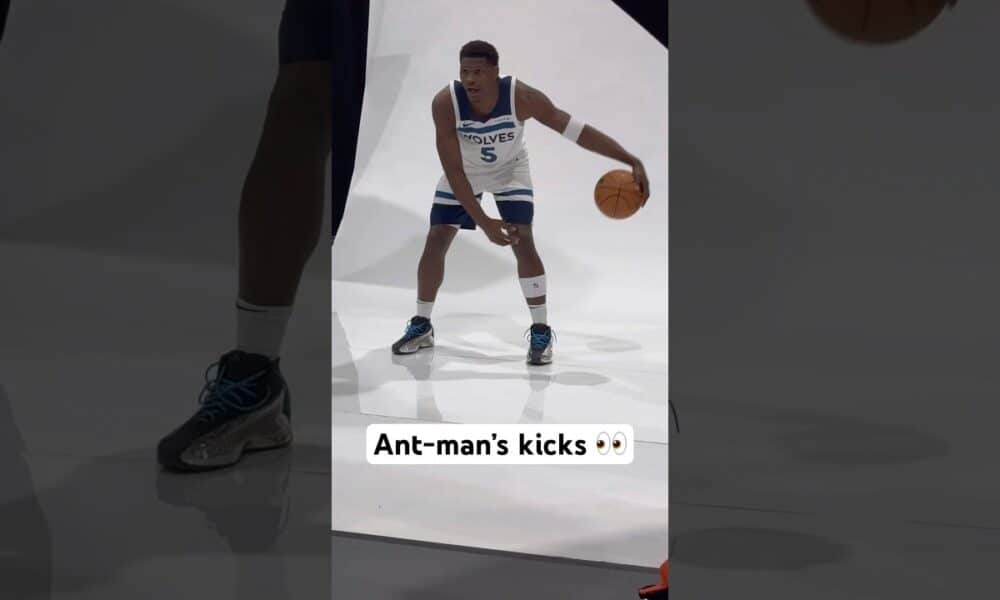 Anthony Edwards with the AE Chrome 1s for Media Day |#Shorts [Video]