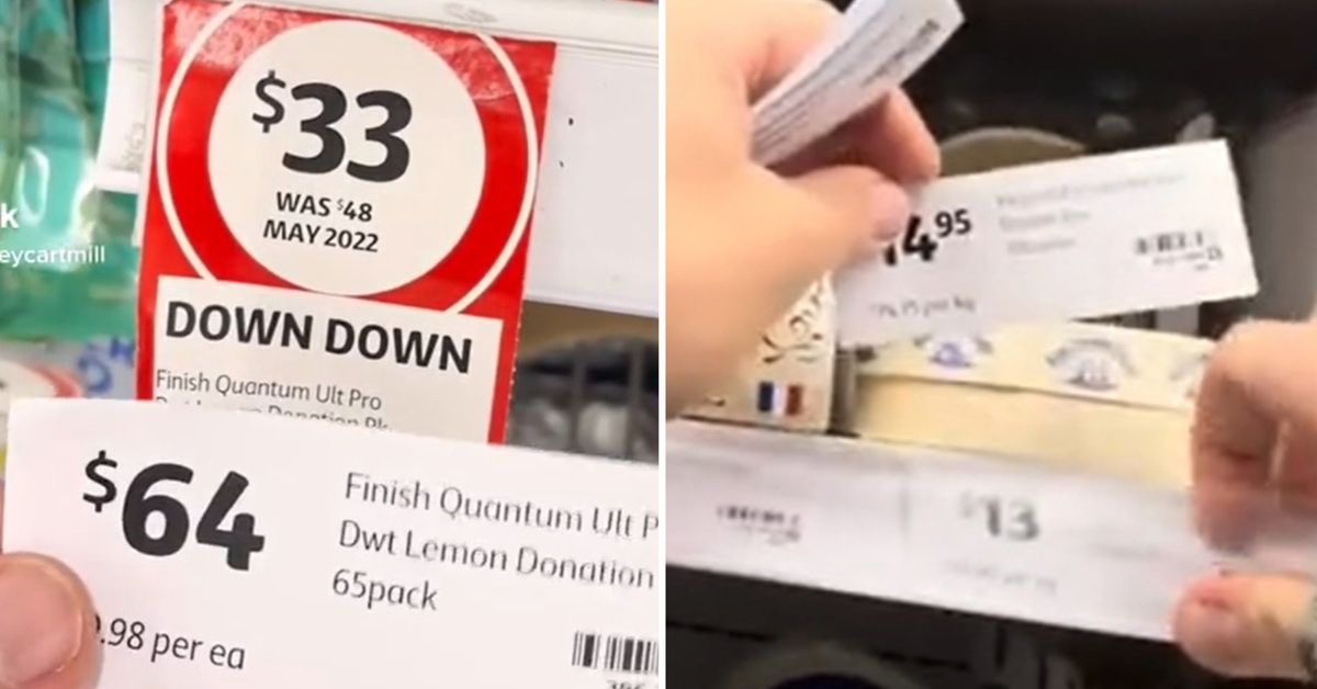 Coles responds to viral video showing worker appearing to mark price increases