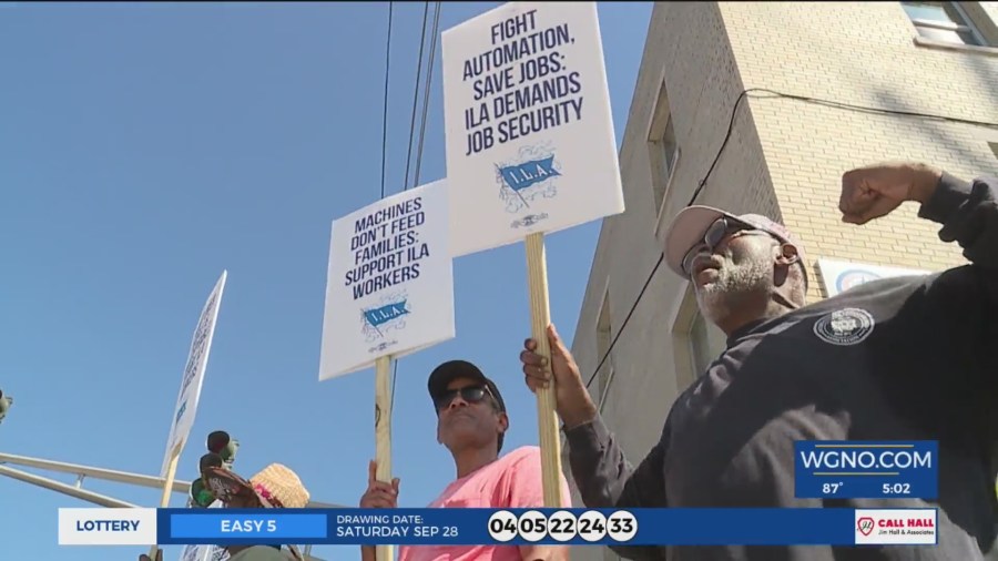 Port of New Orleans workers join nationwide strike [Video]