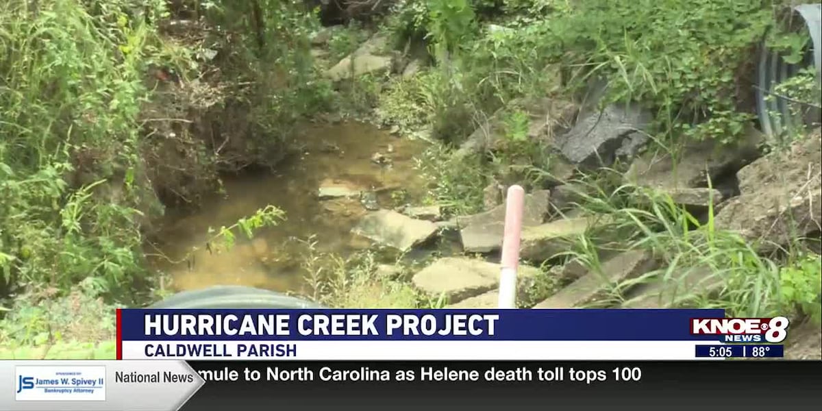 Caldwell Parish Police Jury unveils plans for Hurricane Creek Clean Out Project [Video]