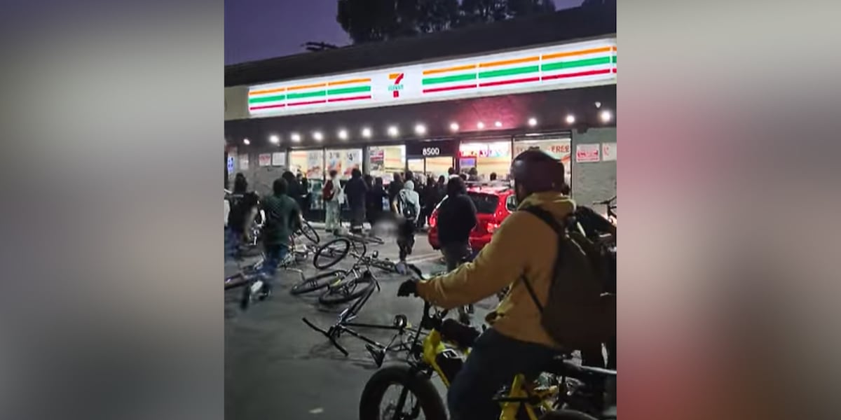 Police say flash mobs on bicycles are targeting 7-Eleven locations in Los Angeles [Video]