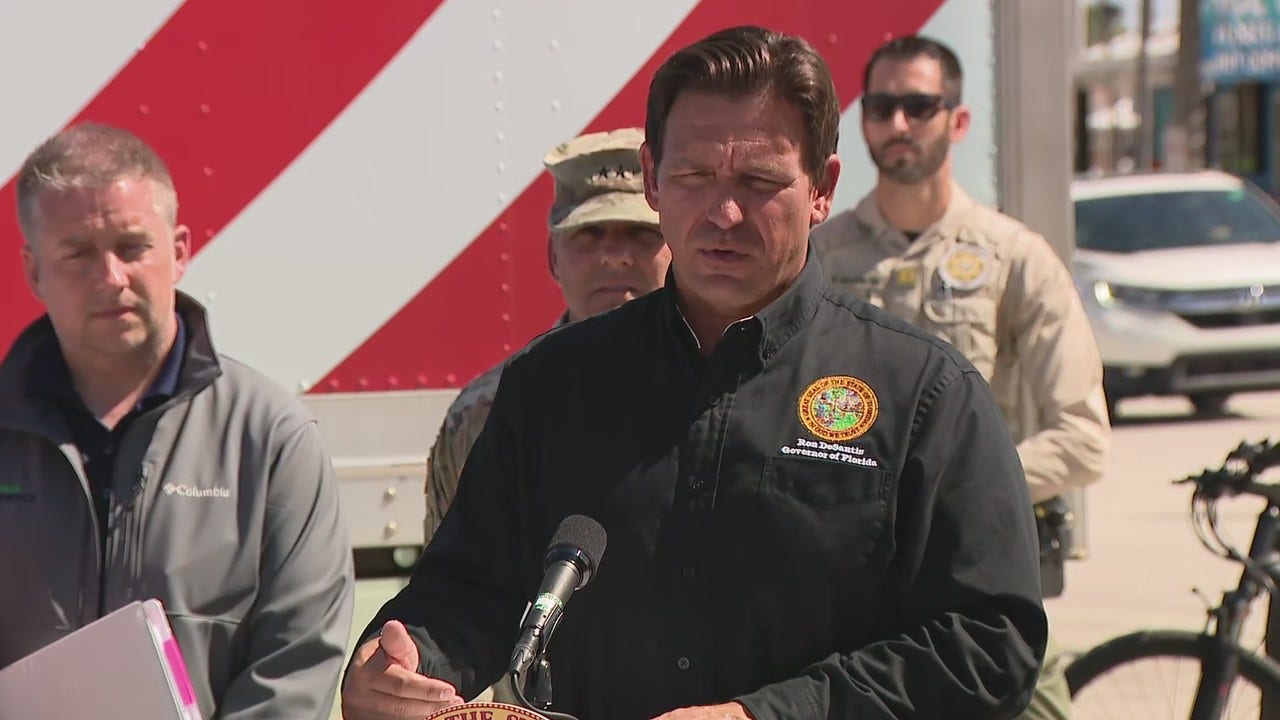 Gov. DeSantis gives Helene update in Madeira Beach [Video]