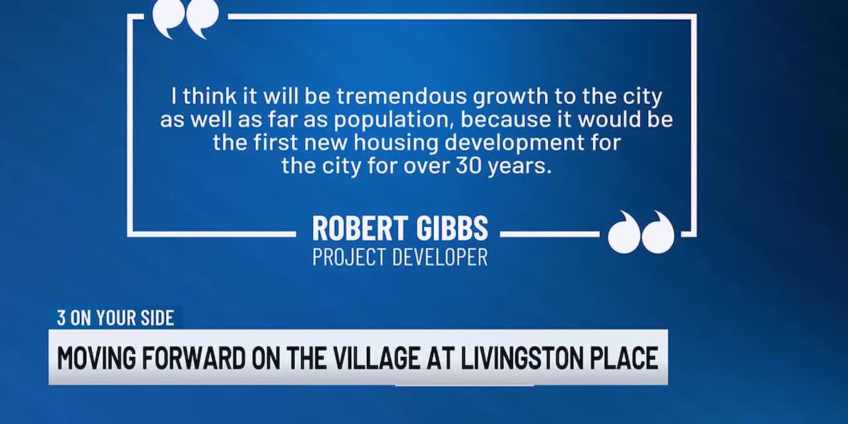 Progress is being made on the Village of Livingston housing development [Video]