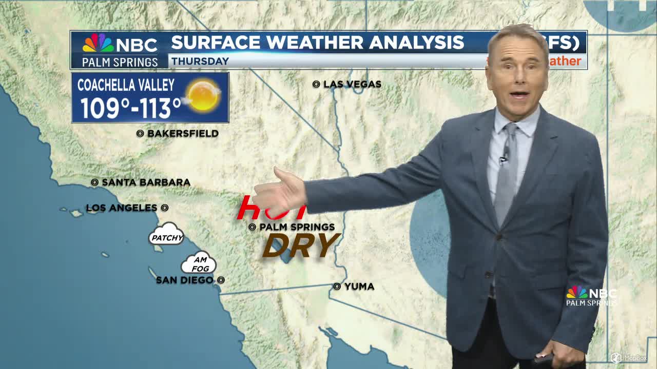 An NBC Palm Springs Weather Heads-Up for Thursday, October 3, 2024! [Video]