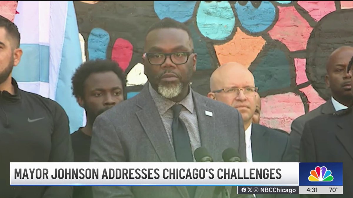 Mayor Johnson addresses Chicagos challenges in rare briefing  NBC Chicago [Video]