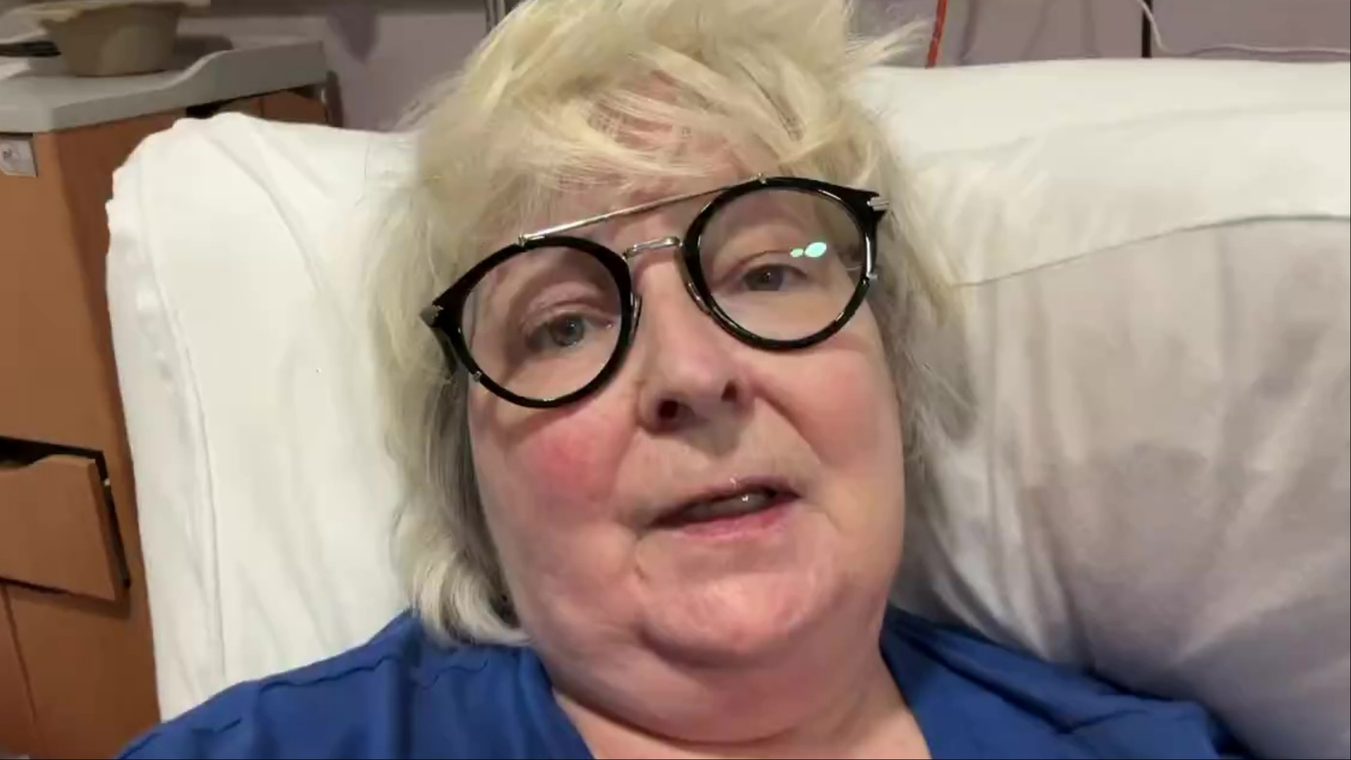 Janey Godley leaves fans in tears with emotional reunion video as BBC star receives end-of-life care in hospice