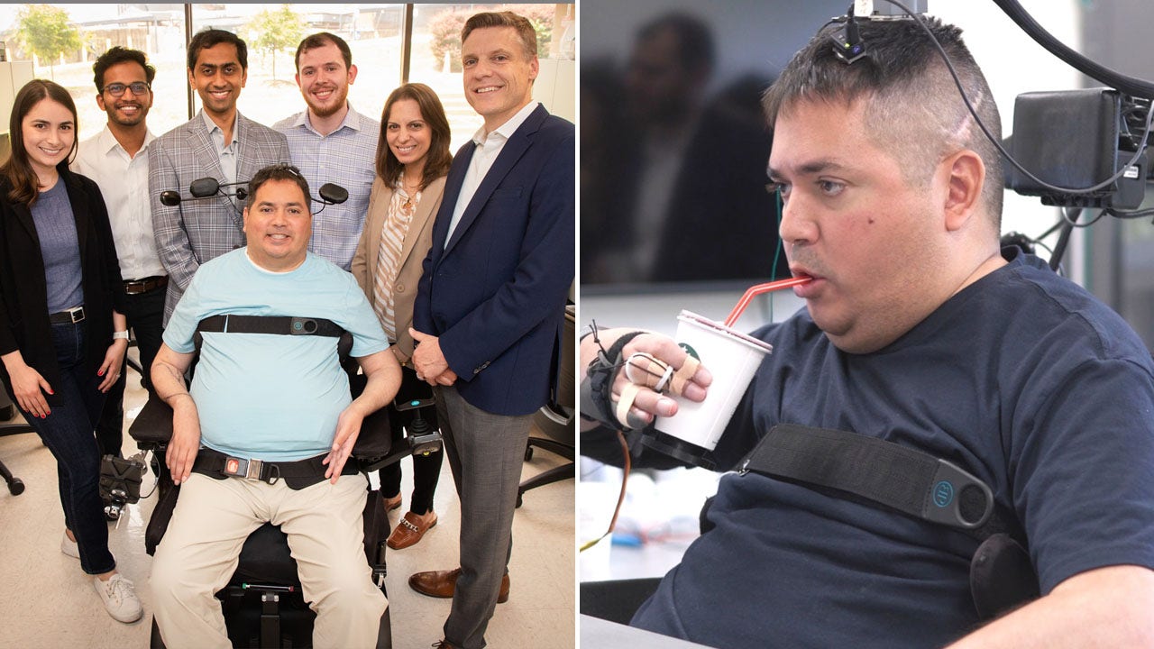 Man paralyzed in diving mishap has medical miracle a year after AI brain implant [Video]