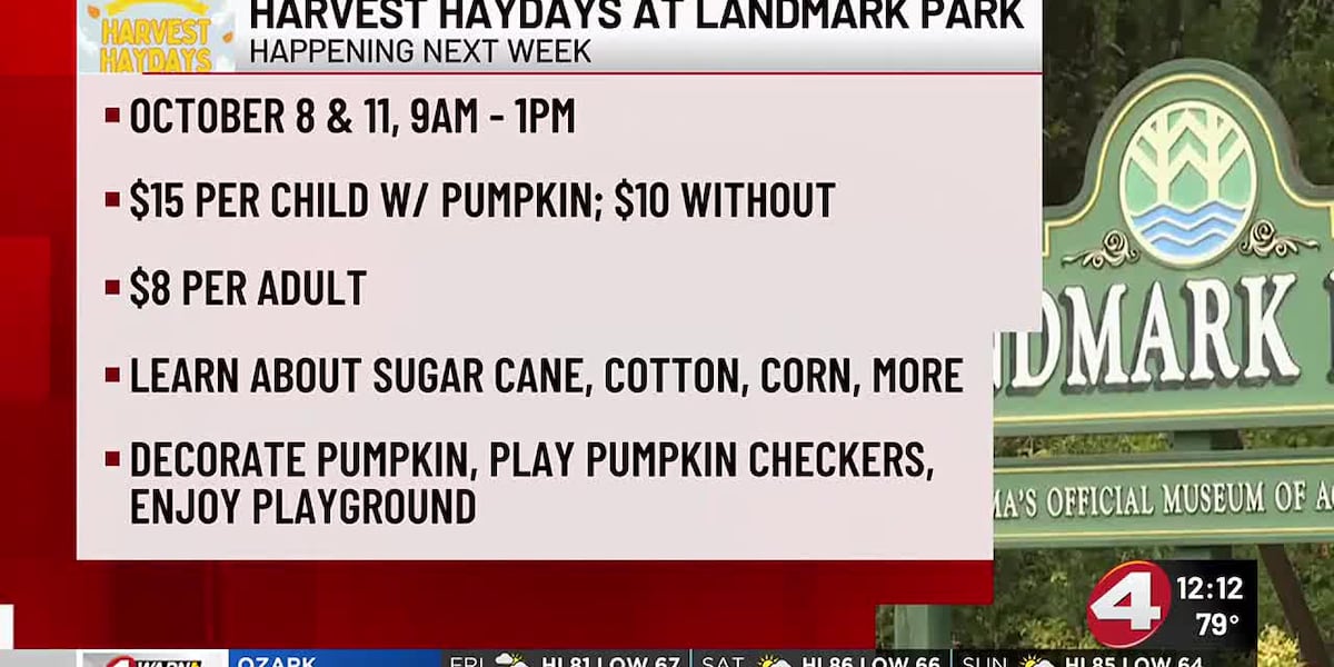 Landmark Park hosts Harvest Haydays [Video]