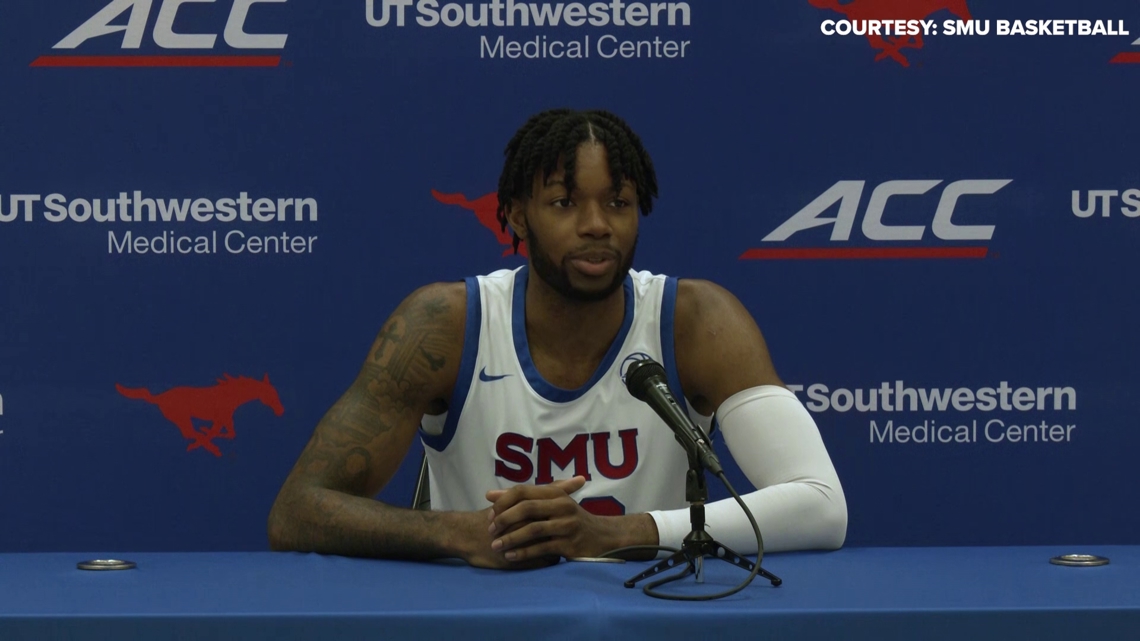 SMU Basketball Media Day | Full press conference from each player [Video]