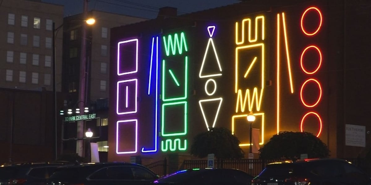 Neon light display becomes part of Sculpture Walk in downtown Springfield [Video]