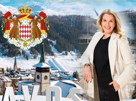 Davos 2025: A Cretan woman pulls the strings for major economic deals in Monaco (video – photos)