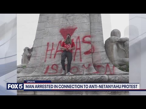 Man arrested in connection to anti-Netanyahu protest at Union Station [Video]