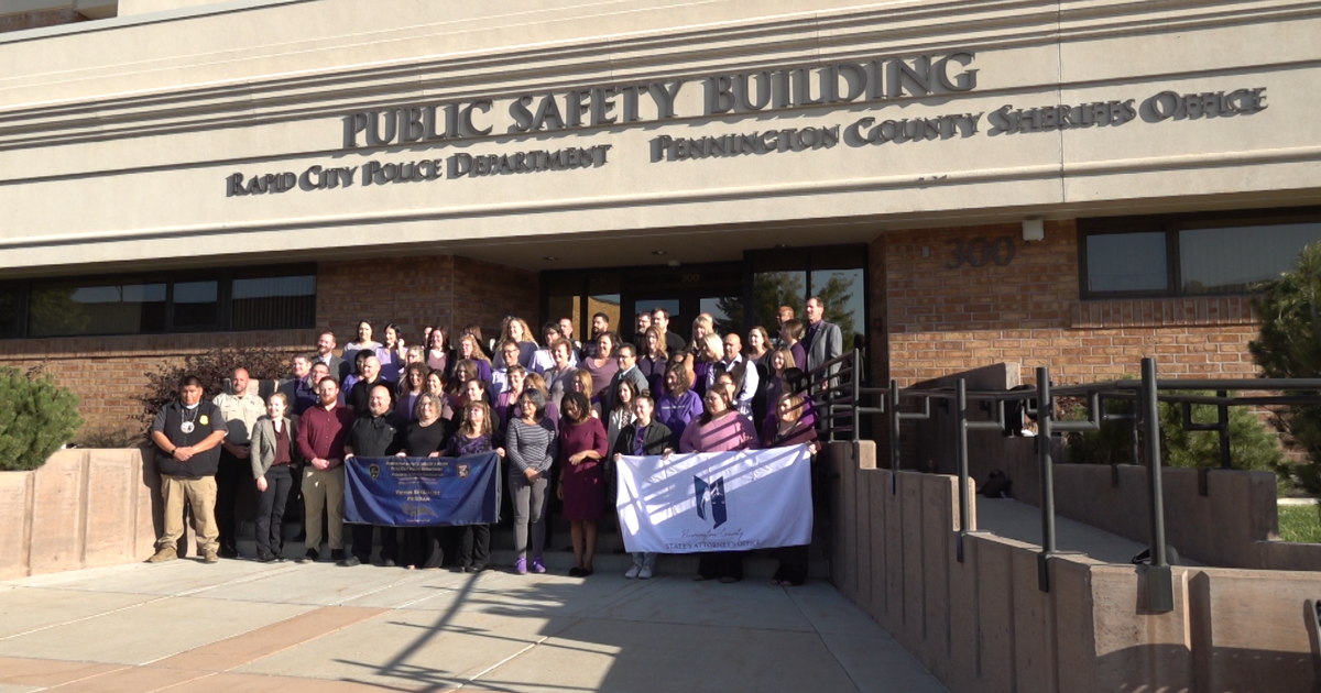 Law Enforcement in purple for Domestic Violence Awareness | On TV [Video]