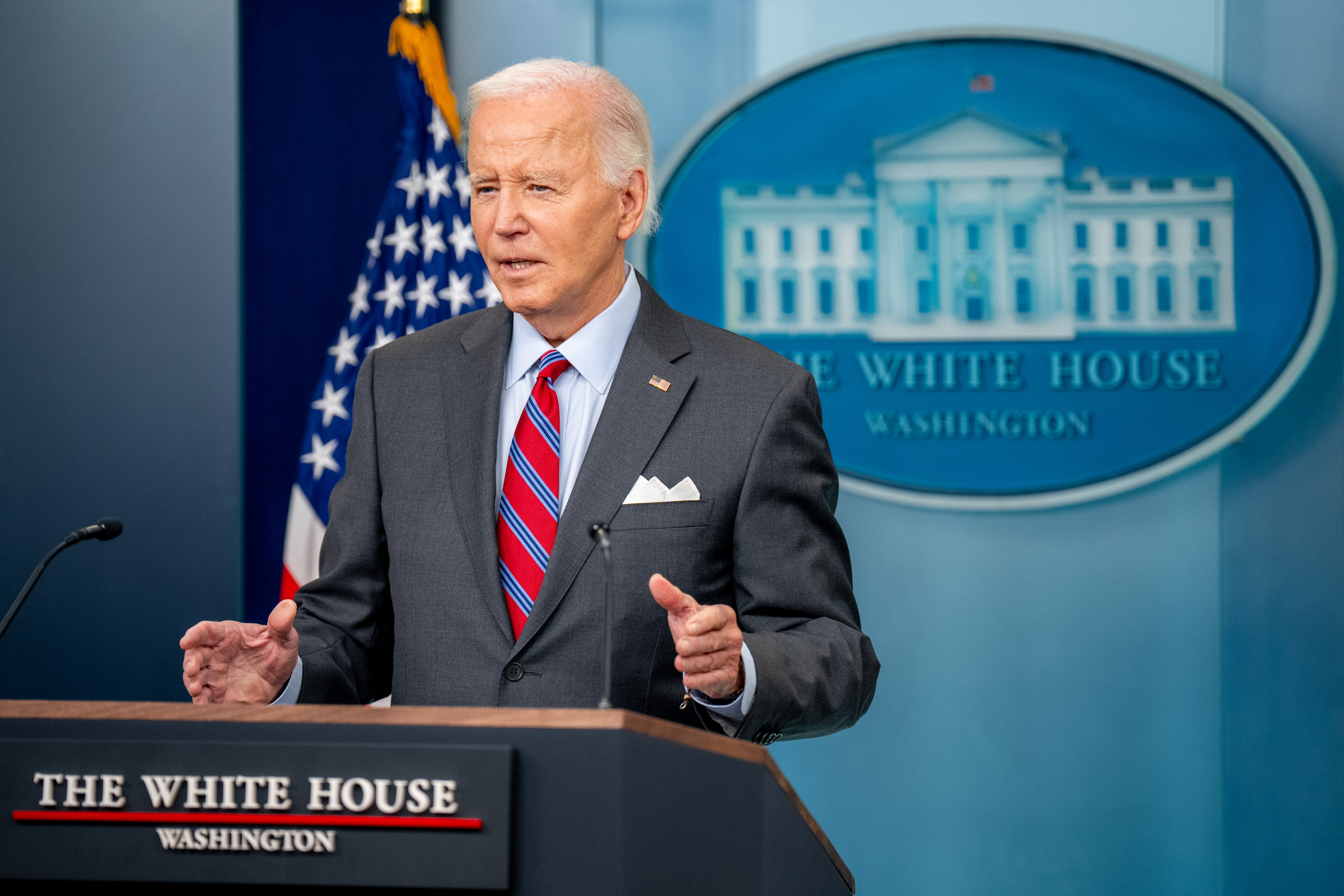 Joe Biden Surprises Reporters With First-Ever Press Briefing Appearance [Video]