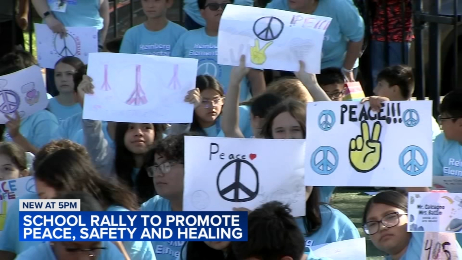 Reinberg Elementary School in Portage Park, Chicago holds unity rally after loss of 2 students, school threat made on social media [Video]