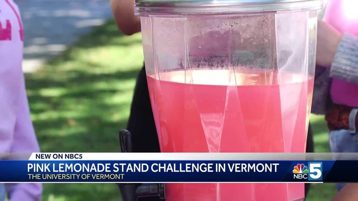 UVM students spend Saturday pouring free pink lemonade for a cause [Video]