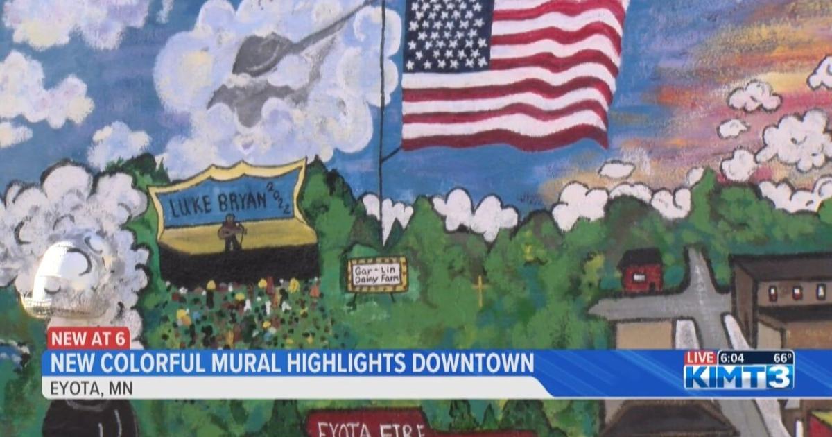 New interactive mural brings color into downtown Eyota | News [Video]