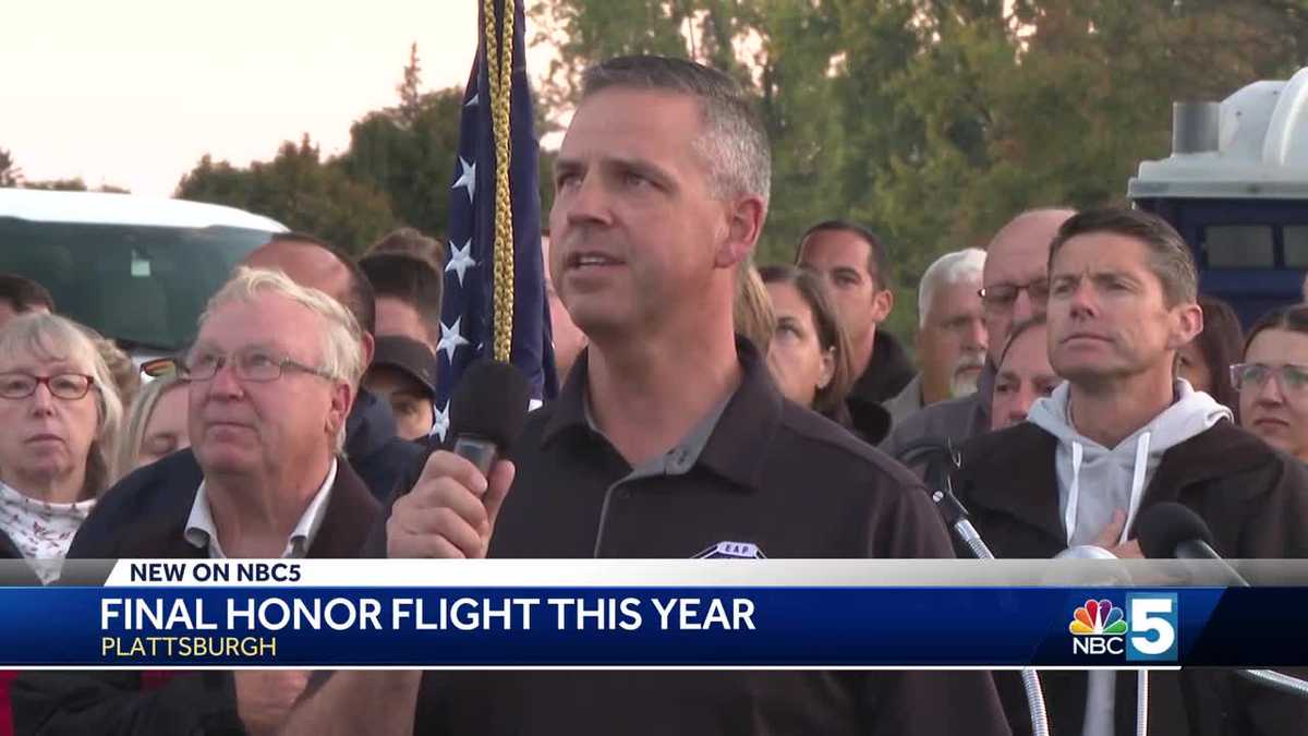 Large turnout in Plattsburgh for final North Country Honor Flight of the year [Video]