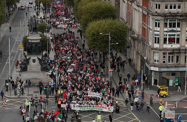 Thousands take part in Dublin march in support of Palestine [Video]