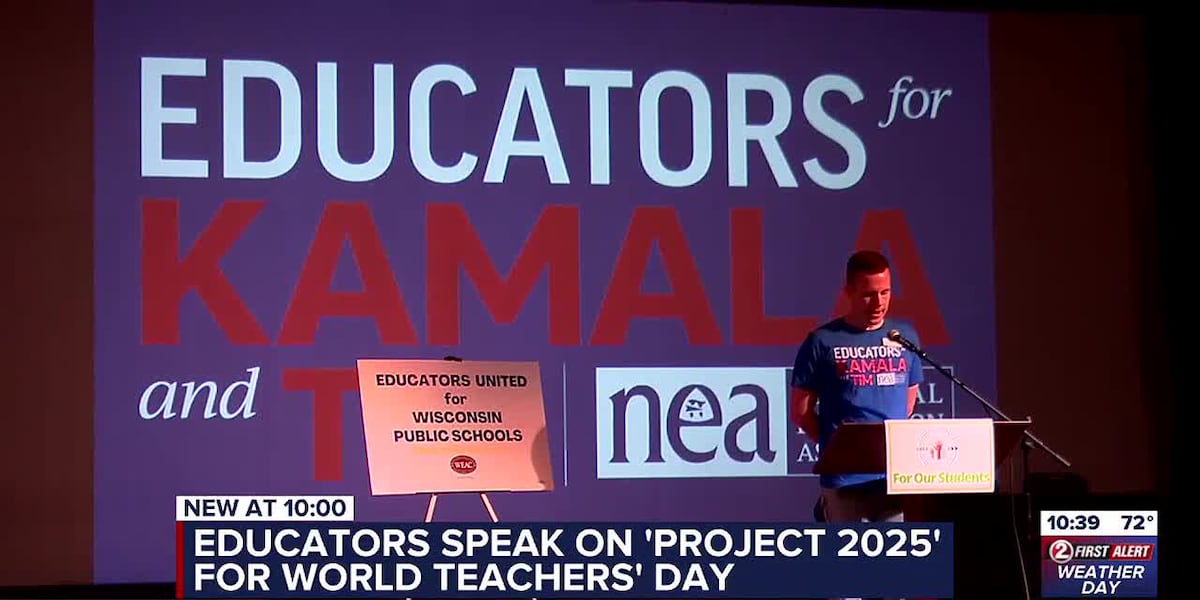 Wisconsin educators speak out on Project 2025 on World Teachers Day [Video]