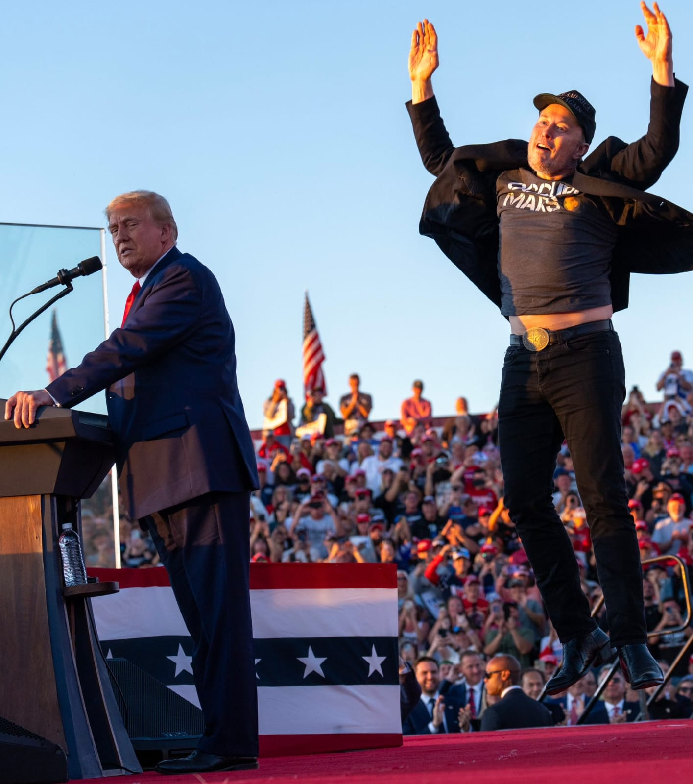 Iconic Moment: Elon Musk’s Dance and ‘Dark MAGA’ Joke at Trump Rally in Pennsylvania Goes Viral, Captivating Social Media [Video]