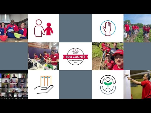 BDO Counts Weeks of Service Recap 2024 [Video]