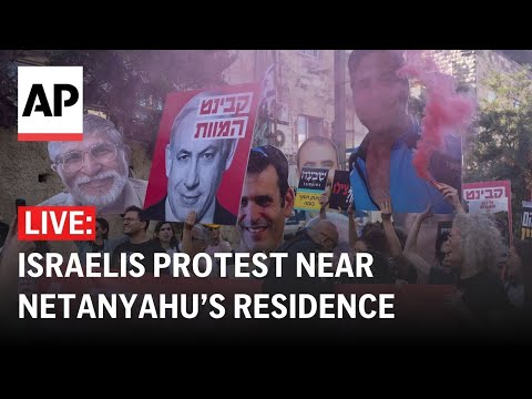 Oct. 7 anniversary LIVE: Israelis protest near PM Netanyahu’s residence [Video]