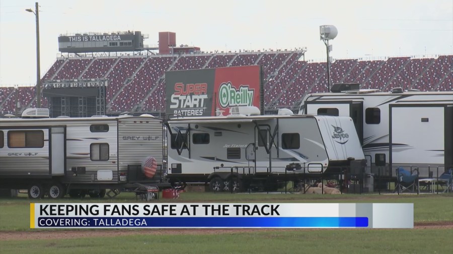 Resources from around Alabama come together to help at Talladega Superspeedway [Video]