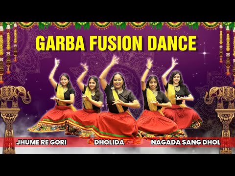 Jhume Re Gori x Dholida x Nagada Sang Dhol | Garba Dance | Navratri Special | Step2Step Dance Studio [Video]