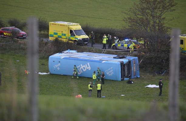 Four children taken to hospital following school bus crash in Co Down yesterday [Video]