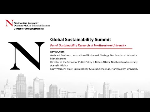 Sustainability Research at Northeastern University | Global Sustainability Summit [Video]