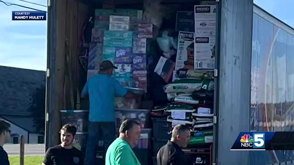 Vermont business, residents stuff trucks with supplies for Hurricane Helene victims [Video]