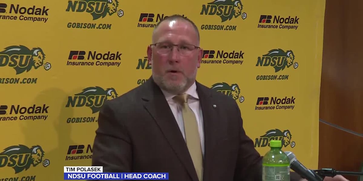 North Dakota State Football press conference [Video]