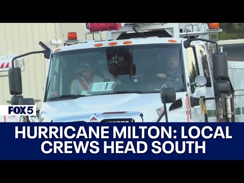 DC area crews head south to assist with Hurricane Milton cleanup [Video]