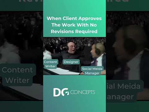 Social Media Marketing Agency | When Client Approves The Work  No Revision Required | Social Media [Video]