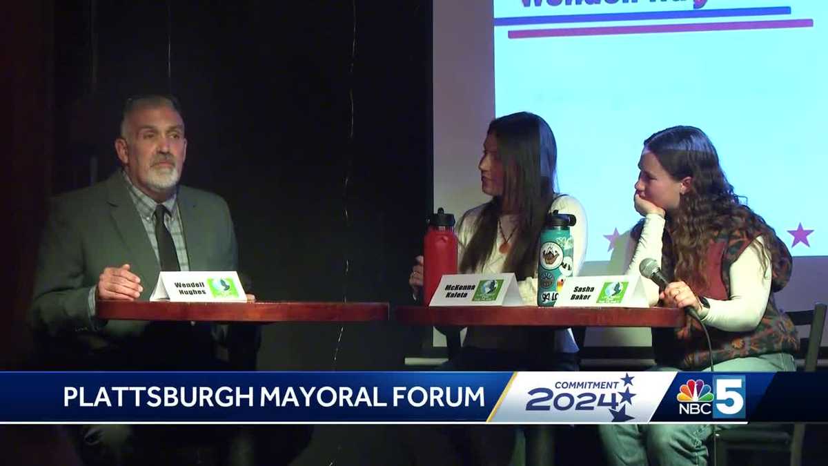 Voters in Plattsburgh meet mayoral candidates at forum [Video]