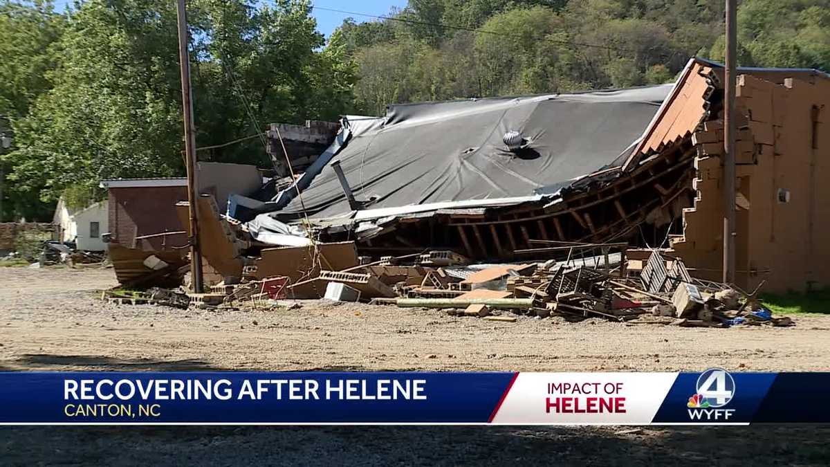 Canton recovering from flooding, devastation from Helene [Video]