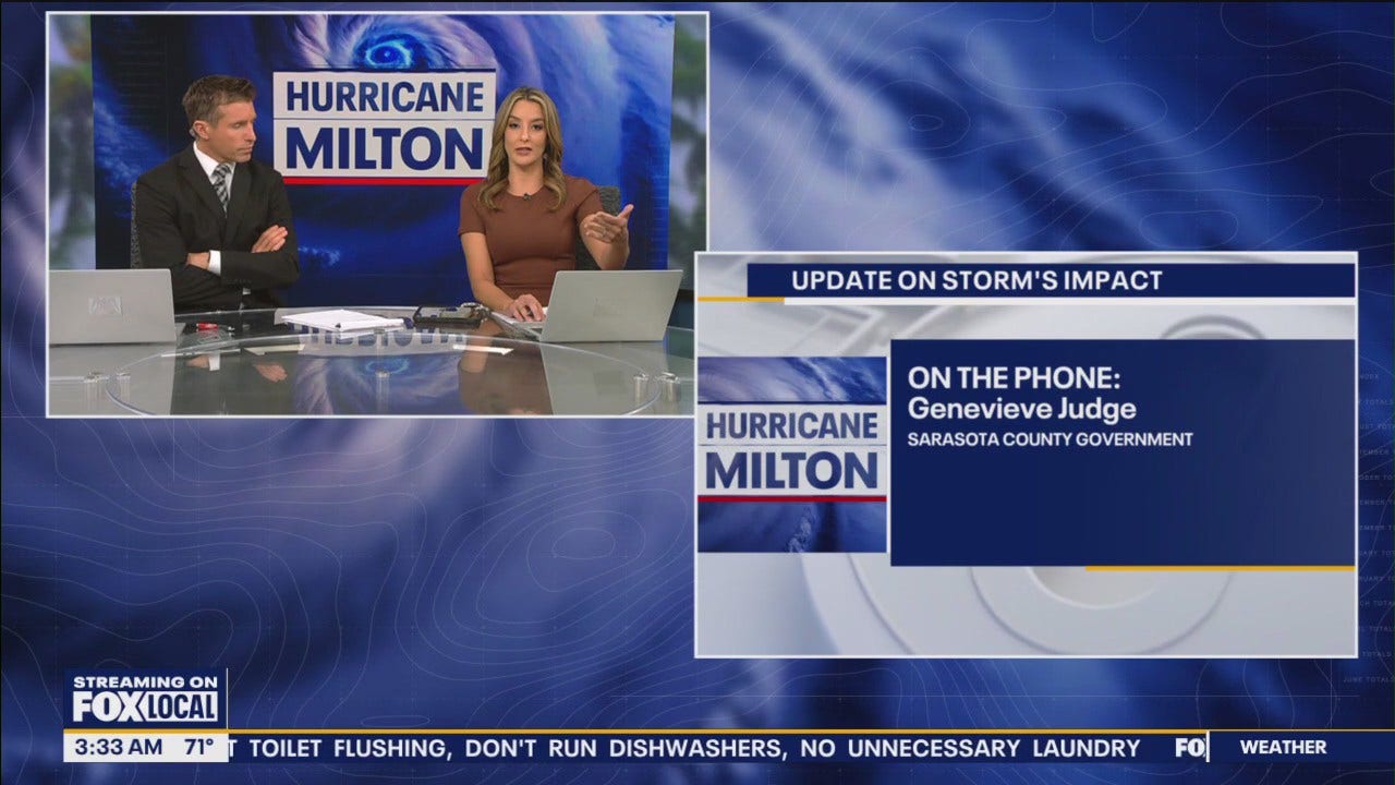 Sarasota County Official Genevieve Judge on the impact of Hurricane Milton [Video]