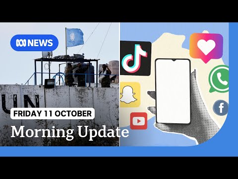 Israel fires on UN peacekeepers + Teen social media ban to be unveiled | ABC NEWS [Video]