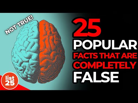 25 Popular Facts That Are Completely False [Video]