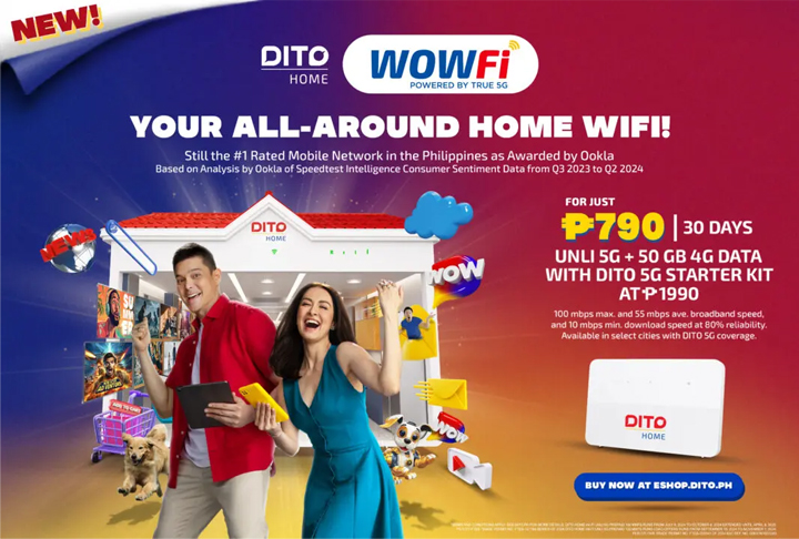 DITO Home WOWFi Prepaid 5G modem now available  YugaTech [Video]