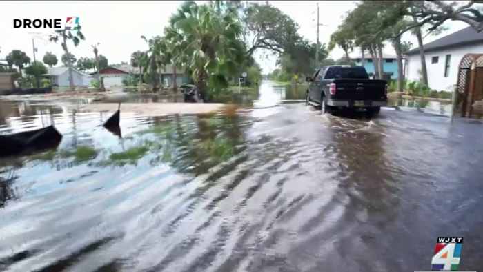 Storm recovery operations underway in Flagler County; officials urge residents to stay away from flooded roads [Video]