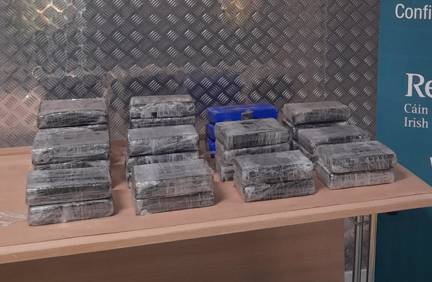 Man (50s) arrested after 2.5 million worth of cocaine seized at Rosslare Europort [Video]