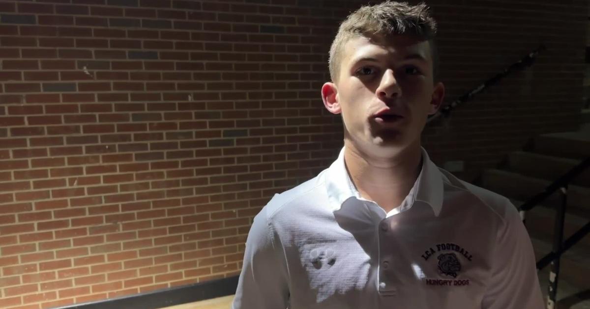 LCA’s Tyler Jackson after the Bulldogs 28-7 win over Rustburg [Video]