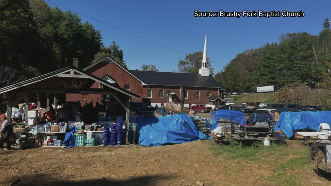 Brushy Fork Baptist Church serves Vilas in aftermath of Helene [Video]