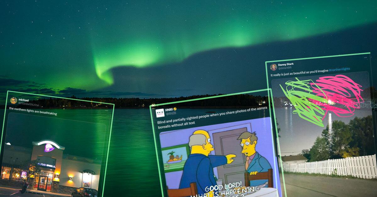 Best Northern Lights memes for anyone who didn’t see UK display | UK News [Video]