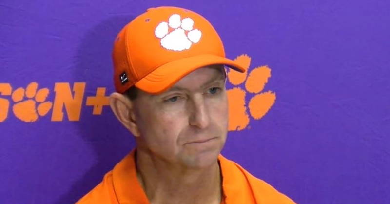 WATCH: Dabo Swinney reacts to Clemson’s blowout win over Wake Forest [Video]