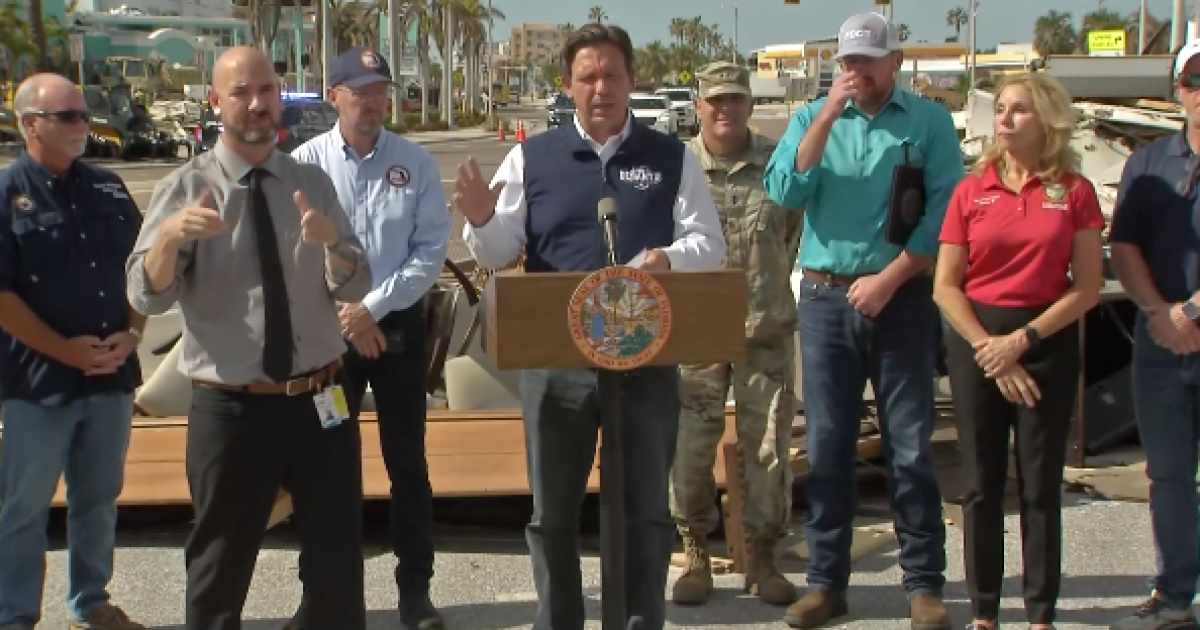 Gov. DeSantis addresses state with Hurricane Milton recovery efforts [Video]